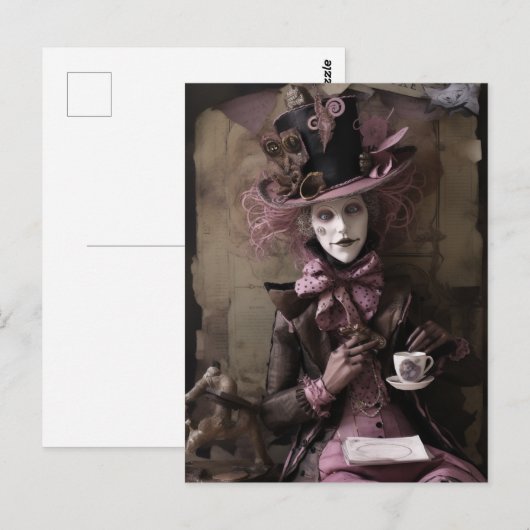 Hatters Tea Briefkaart (Voorkant / Achterkant)