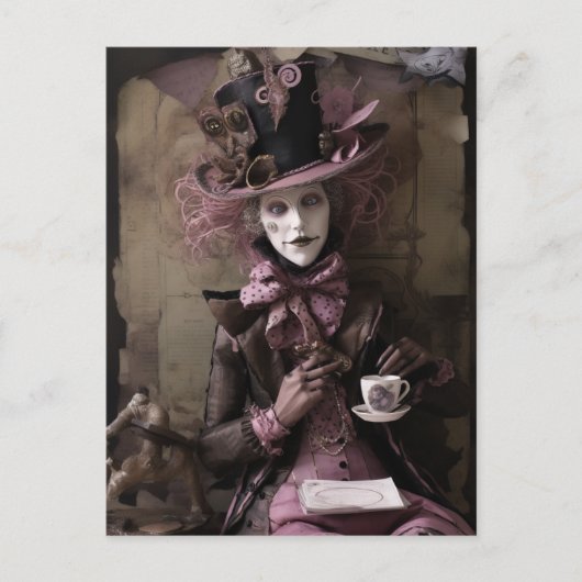 Hatters Tea Briefkaart (Voorkant)