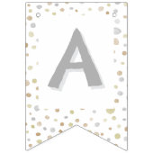 Hattie Confetti Waterverf Stippen Bunting Flag Vlaggetjes (Derde vlag)