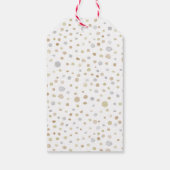 Hattie Confetti Waterverf Stippen Gift Label Cadeaulabel (Achterkant)