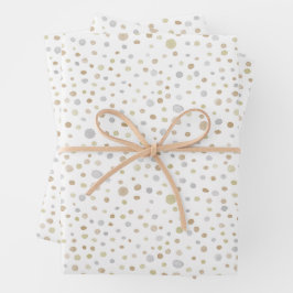 Hattie Confetti Waterverf Stippen inpakpapier Vel