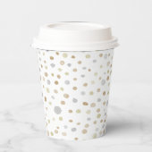 Hattie Confetti Waterverf Stippen Paper Cup Papieren Bekers (Links)