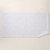 Hattie Confetti Waterverf Stippen Strandlaken (Voorkant)