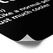 Hattie Definitie Gepersonaliseerde Naam Grappige V Poster (Hoek)