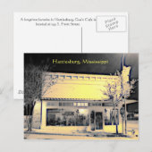 Hattiesburg, Mississippi Briefkaart (Voorkant / Achterkant)