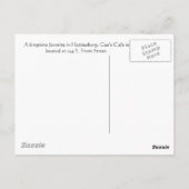 Hattiesburg, Mississippi Briefkaart (Achterkant)