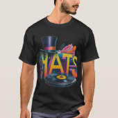 Hattitude: Een hiphopviering T-shirt (Voorkant)