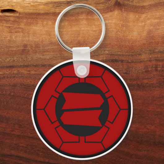 Hattori Clan Kamon Sleutelhanger (Voorkant)