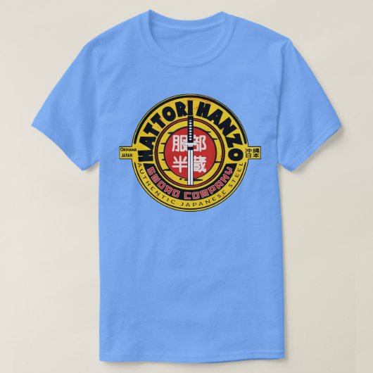 Hattori Hanzo Sword Company Japans ontwerp T-shirt (Design voorkant)