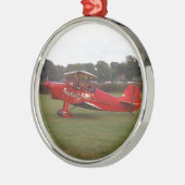 Hatz tweedekker metalen ornament (Links)