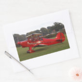 Hatz tweedekker rechthoekige sticker (Envelop)