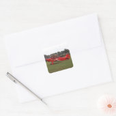 Hatz tweedekker vierkante sticker (Envelop)