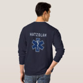 Hatzolah EMS T-shirt (Achterkant volledig)