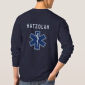 Hatzolah EMS T-shirt (Achterkant)