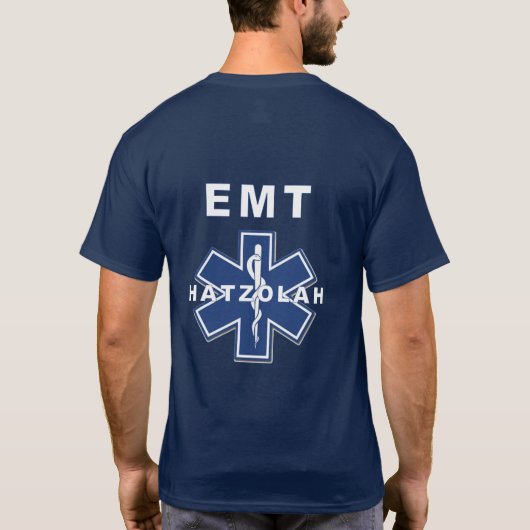 Hatzolah EMS T-shirt (Achterkant)