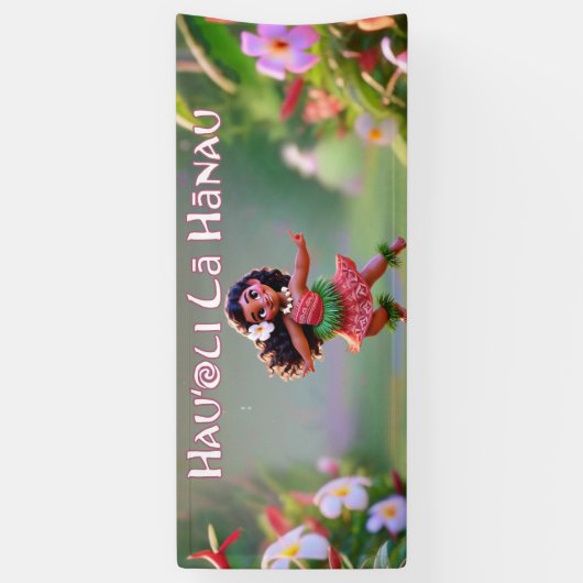 Hauʻoli Hula Princess Spandoek (Verticaal)