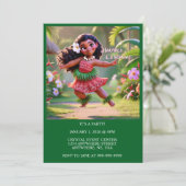 Hauʻoli Hula Prinses Kaart (Staand voorkant)