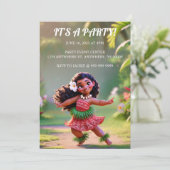 Hauʻoli Hula Prinses Kaart (Staand voorkant)