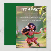 Hauʻoli Hula Prinses Kaart (Voorkant / Achterkant)