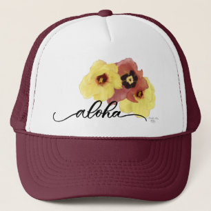 Hau Hibiscus Aloha Trucker Pet