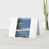 Hau`oli la Hanau Verjaardag Hawaïaanse Surfers Kaart (Achterkant)