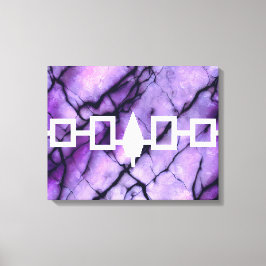 Haudenosaunee Confederatie Vlag Canvas Afdruk