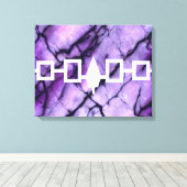 Haudenosaunee Confederatie Vlag Canvas Afdruk (Insitu (Houten vloer))