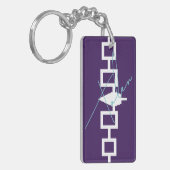 Haudenosaunee Confederatie Vlag Sleutelhanger (Voorkant Links)