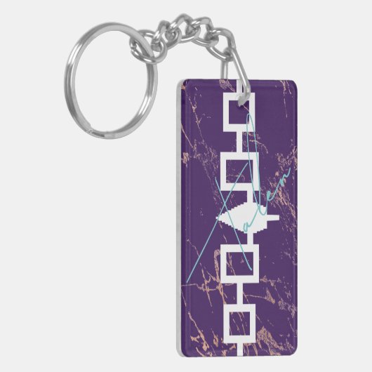 Haudenosaunee Confederatie Vlag Sleutelhanger (Voorkant Links)