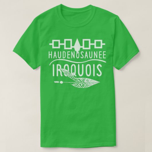 Haudenosaunee Iroquois Native American Pride T-shirt (Design voorkant)