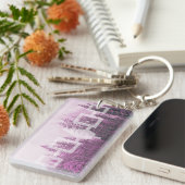 Haudenosaunee Misty Forest Flag Kaart Sleutelhanger (Voorkant Rechts)