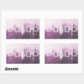 Haudenosaunee Misty Forest Vlag Rechthoekige Sticker (Vel)