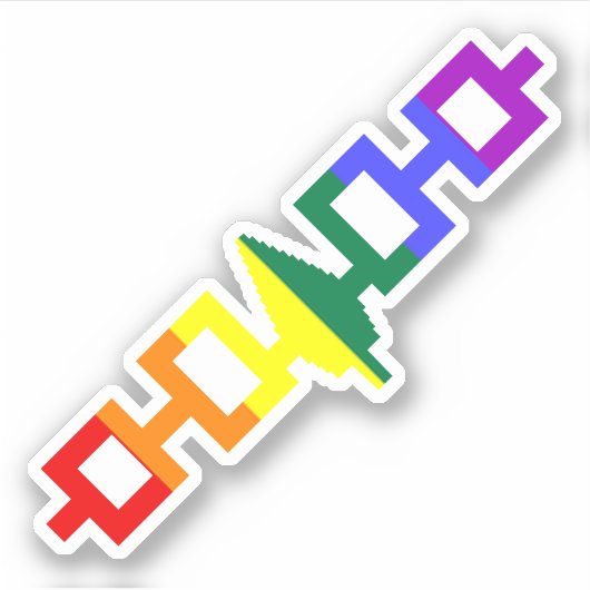 Haudenosaunee Pride Sticker (Voorkant)