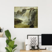 Haugfoss, Noorwegen, 1827 Poster (Thuiskantoor)