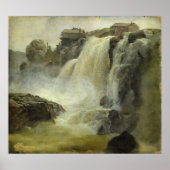 Haugfoss, Noorwegen, 1827 Poster (Voorkant)