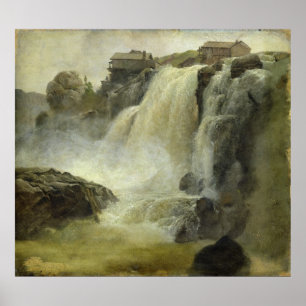 Haugfoss, Noorwegen, 1827 Poster