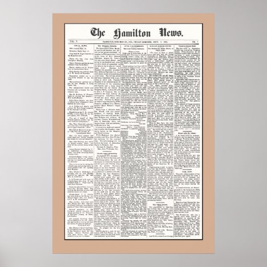 Haughey Family Reunion - Sept 8, 1905, Brown Poster (Voorkant)