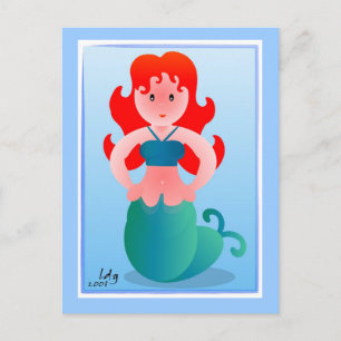 Haughty Mermaiden Briefkaart