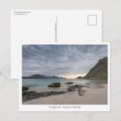 Haukland Beach Briefkaart (Voorkant / Achterkant)