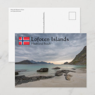 Haukland Beach Briefkaart