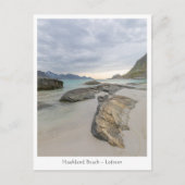 Haukland Beach Lofoten Briefkaart (Voorkant)