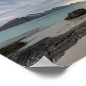 Haukland Beach Lofoten Poster (Hoek)