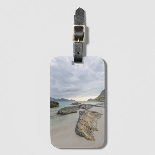 Haukland Lofoten Bagagelabel (Voorkant (verticaal))