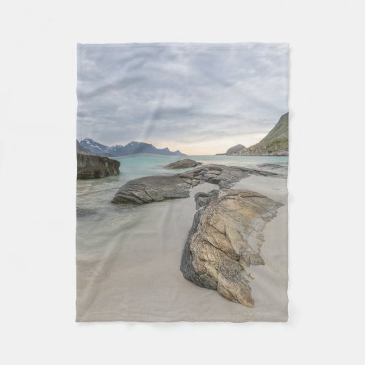 Haukland Lofoten Fleece Deken (Voorkant)