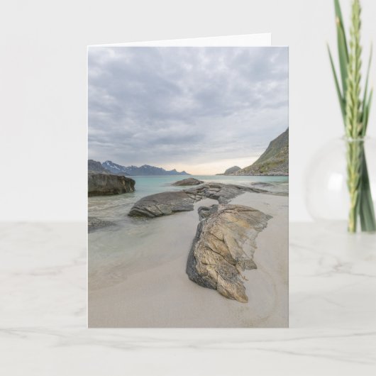 Haukland Lofoten Kaart (Voorkant)