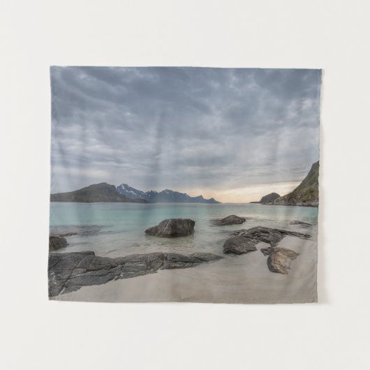 Haukland Lofoten Wandkleed (Voorkant (horizontaal))
