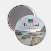 Haukland Souvenir Magneet (Voorkant / Achterkant)