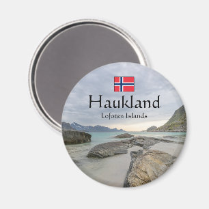 Haukland Souvenir Magneet