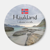 Haukland Souvenir Magneet (Voorkant)