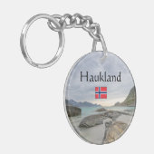 Haukland Souvenir Sleutelhanger (Voorkant Links)